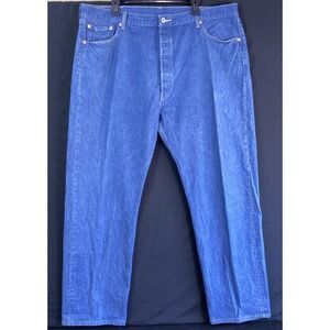 Levis 501 Jeans Mens 46x34 Blue Denim Straight Leg Button Fly Made Mexico NWOT